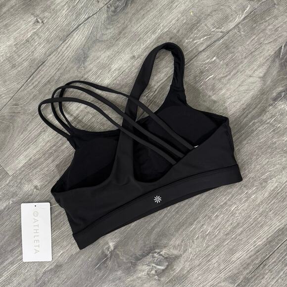 NWT Athleta Train Free Sports Bra D-DD Black Size Medium - Picture 4 of 8